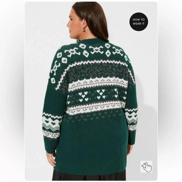 Vegan Cashmere Boyfriend Cardigan Sweater 00 - Picture 3 of 15